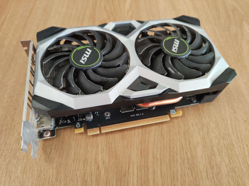 MSI Ventus XS GTX1660 Super OC**6GB GDDR6 Graphics Card** 6 Pin Power needed