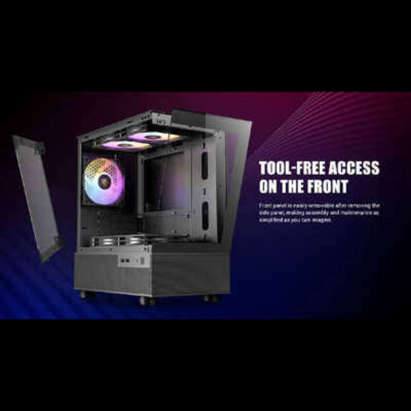 Antec CX200M Elite RGB Gaming Case**5 Static RGB Fans included**