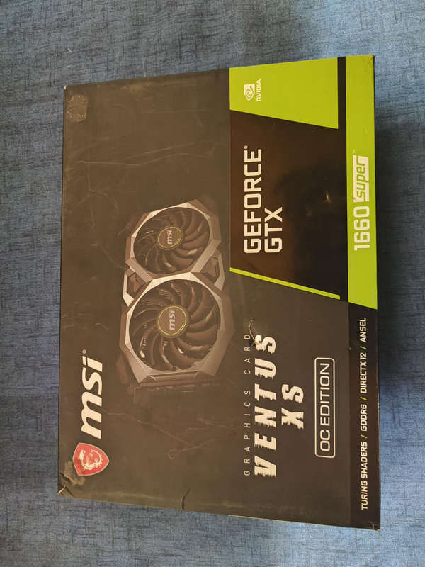 MSI Ventus XS GTX1660 Super OC Edition**6GB GDDR6**Original Box included