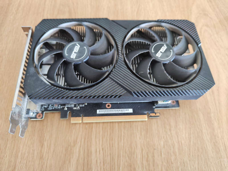 Asus Dual GTX1650 4GB GDDR6 OC Graphics card**No external Power needed**
