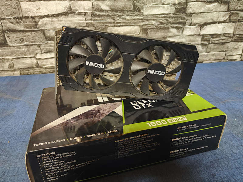Inno3D GeForce GTX1660 Super 6GB GDDR6 Graphics Card**Original Box included**