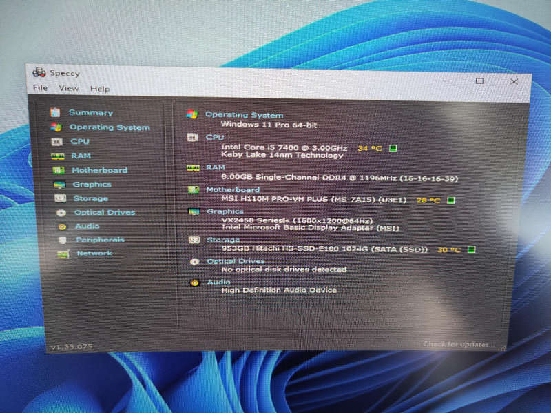 Intel core i5 7400 Combo**MSI H110M Pro Motherboard**8GB DDR4 Gaming Ram