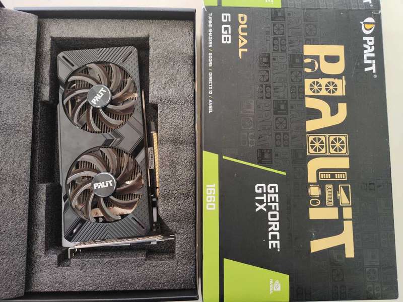 Palit Dual GTX1660 6GB Graphics Card**HDMi**Original Box**