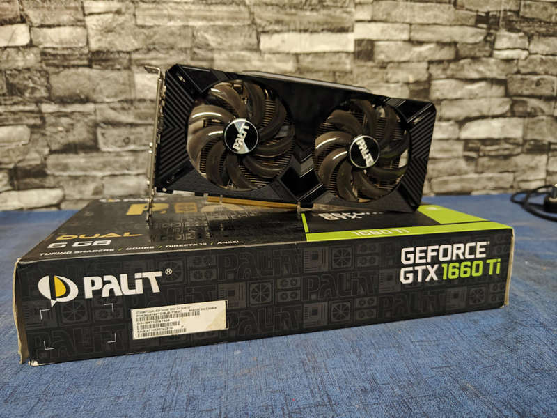 Palit Dual GeForce GTX 1660 Ti 6GB GDDR6 Graphics Card**Original Packaging**