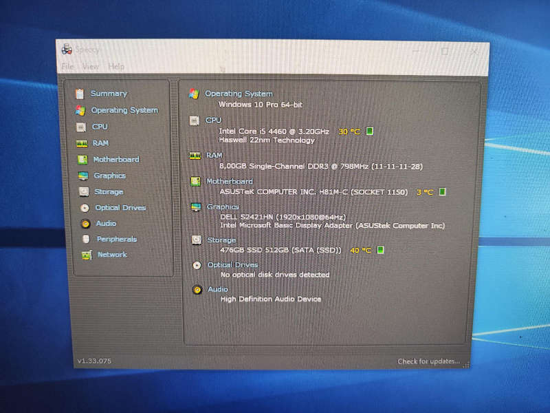 Intel Core i5 4460 Quad Core Combo**8GB Ram**Asus H81M  Motherboard