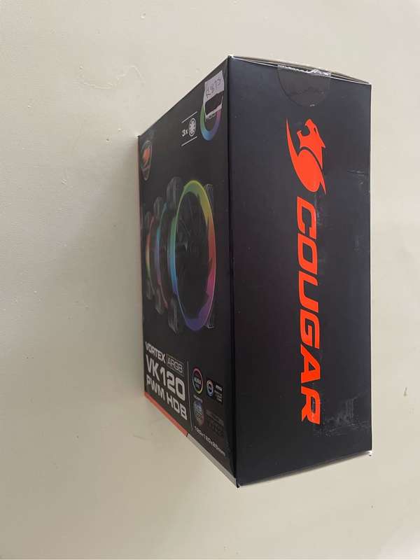 Cougar Vortex ARGB Fan Kit**VK120 PWM HDB** uses normal ARGB Header