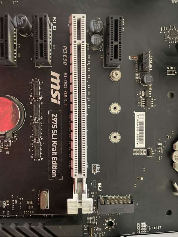 MSI Z97S SLI Krait Edition Gaming Motherboard**Supports 4th gen CPUs**m.2 Slot