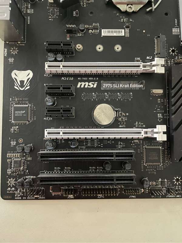 MSI Z97S SLI Krait Edition Gaming Motherboard**Supports 4th gen CPUs**m.2 Slot