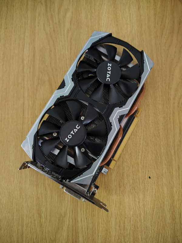 Zotac GTX1060 6GB AMP edition**6Pin Power needed**