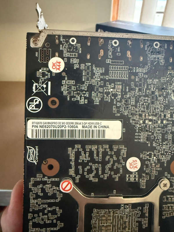 Palit Gaming Pro RTX2070 OC 8GB GDDR6 Graphics Card**6 + 8 Pin Power needed