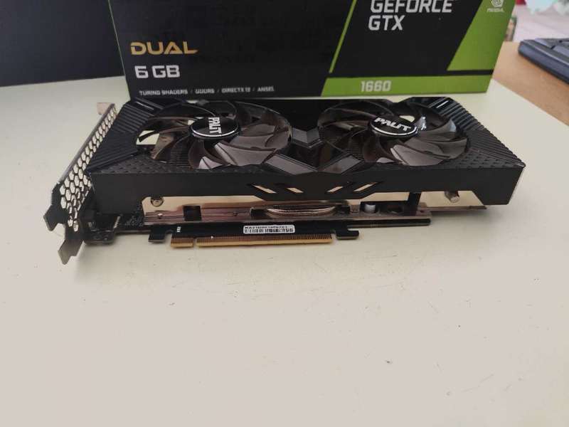 Palit Dual GTX1660 6GB Graphics Card**HDMi**Original Box**