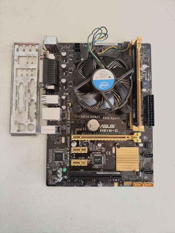 Intel Core i5 4460 Quad Core Combo**8GB Ram**Asus H81M  Motherboard
