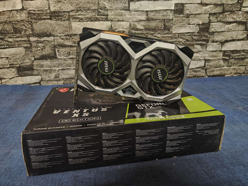 MSI Ventus XS GTX1660 Super OC Edition**6GB GDDR6**Original Box included
