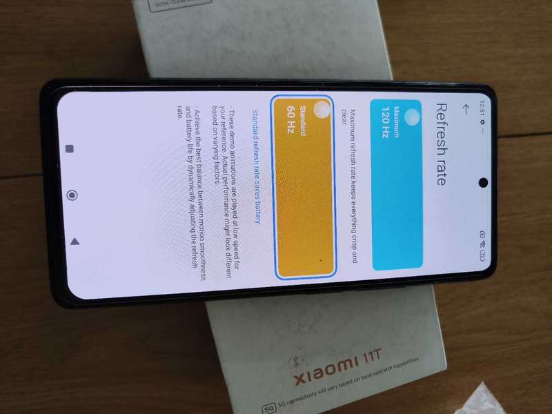 Xiaomi 11T ( MI 11T)**8GB +4GB Ram**128GB UFS3.1 Storage**Dimensity 1300 5G