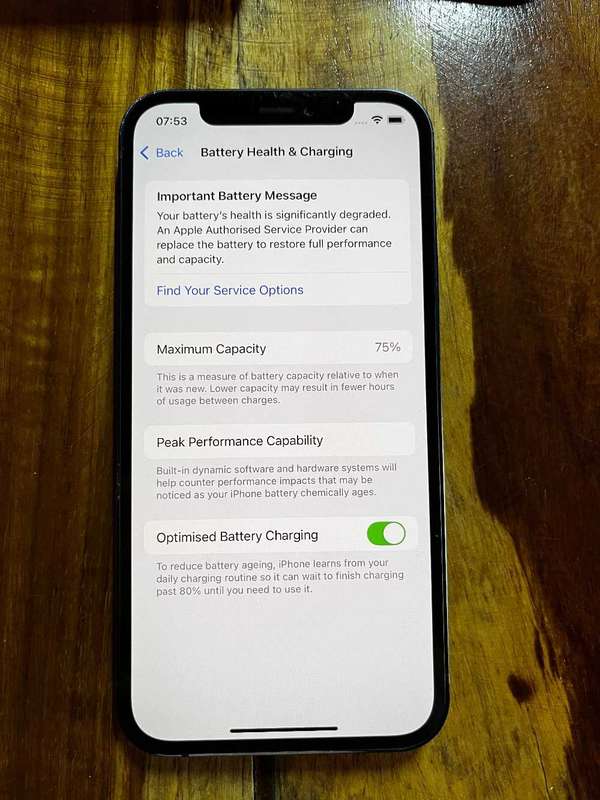Iphone 12 128GB Black**Original Box **75% Battery Health**