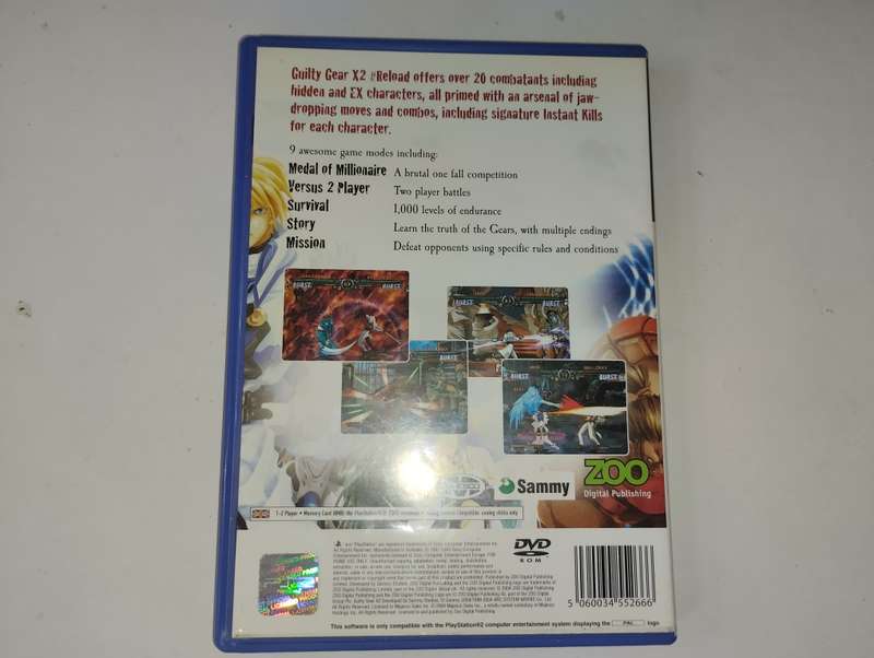 Guilty Gear X2 #Reload (PS2 PAL) (2003)