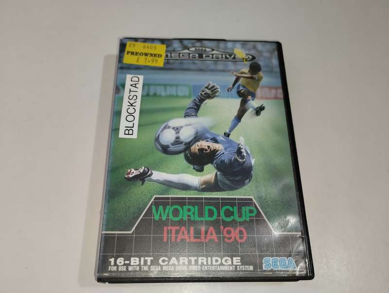 World Cup Italia '90 & World Class Leader Board Sega Mega Drive Bundle (MD, PAL, CIB)