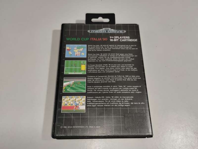 World Cup Italia '90 & World Class Leader Board Sega Mega Drive Bundle (MD, PAL, CIB)