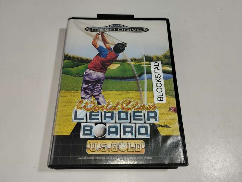 World Cup Italia '90 & World Class Leader Board Sega Mega Drive Bundle (MD, PAL, CIB)