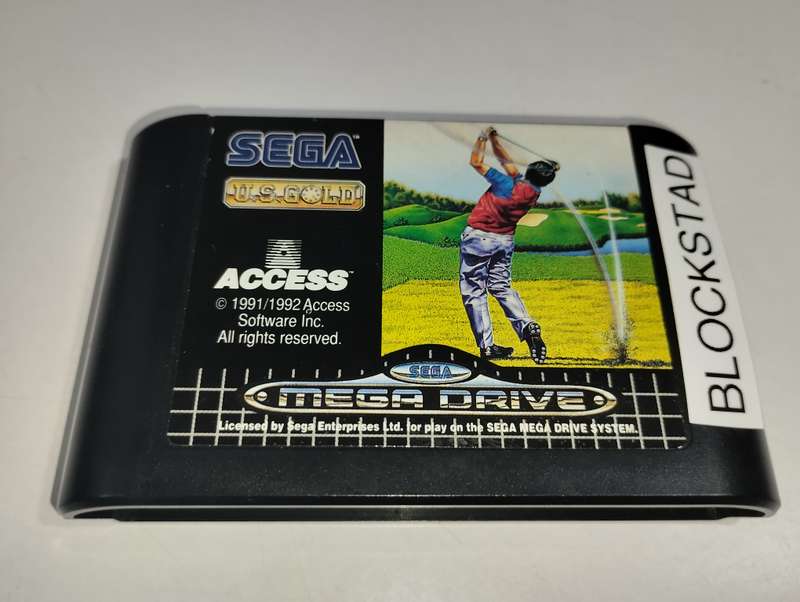 World Cup Italia '90 & World Class Leader Board Sega Mega Drive Bundle (MD, PAL, CIB)