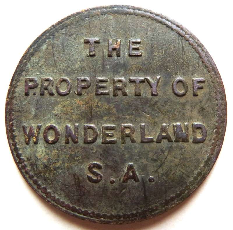 Automatic Amusements Co. Wonderland Token Ocean Beach S.A
