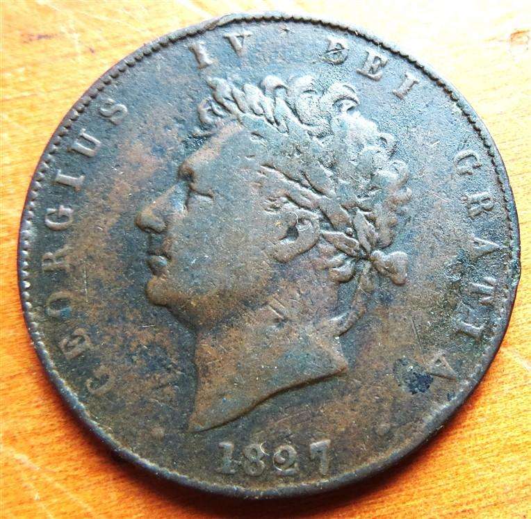 1827 GB Penny - George IV