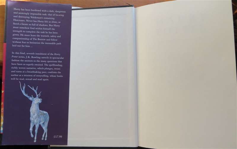 Harry Potter & the Deathly Hallows, Hardcover, 1st Edition