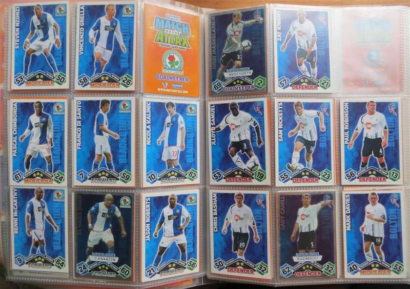 396 x Topps  2009/10 Match Attax Soccer Cards - Rooney/Managers/Man of the Match