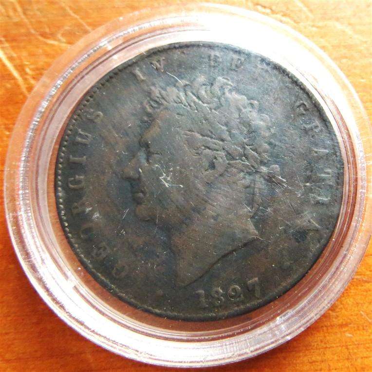 1827 GB Penny - George IV