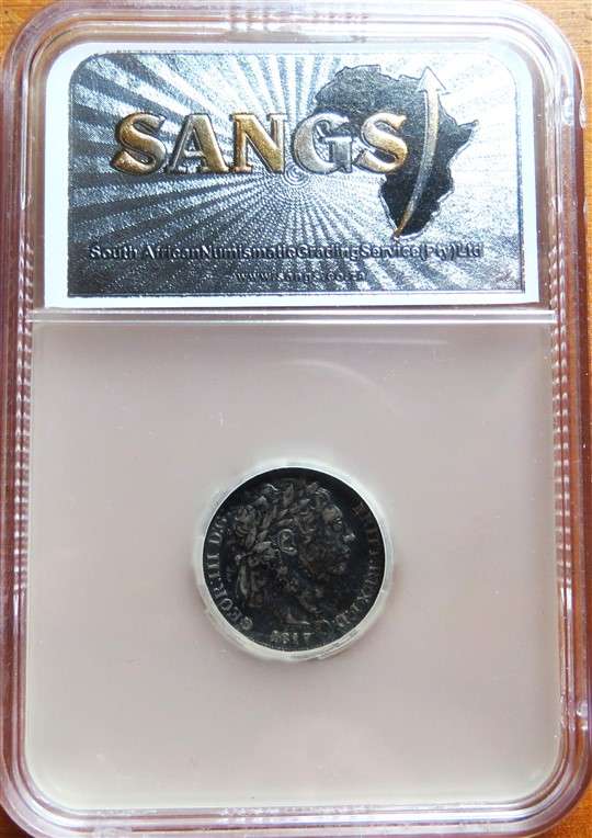 1816 GB Silver 6d AU53 George III AU53 Graded