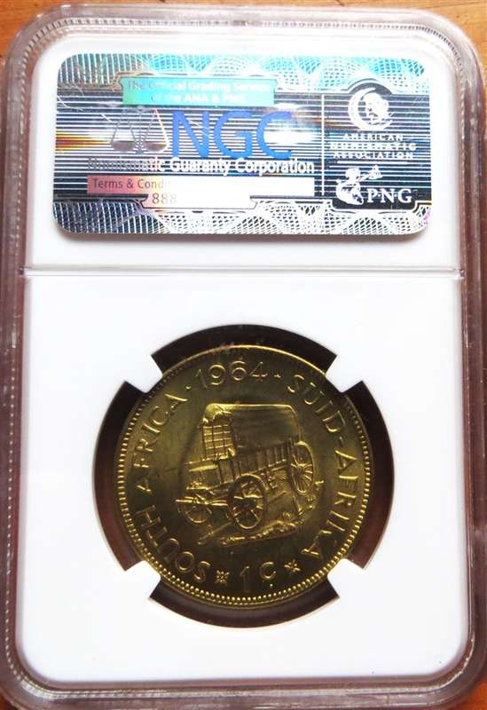 1964 SA 1c NGC graded MS65
