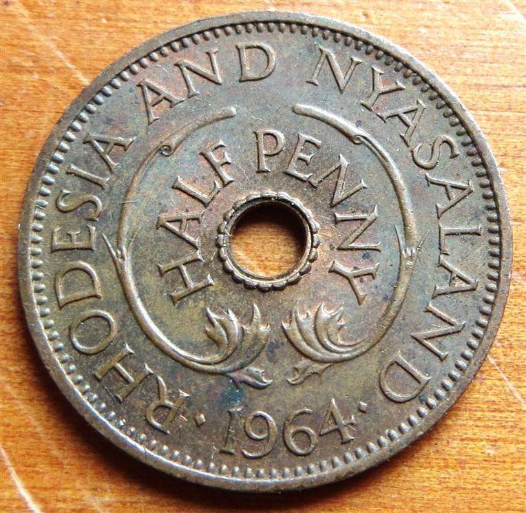 1964 Rhodesia Half Penny - Condition