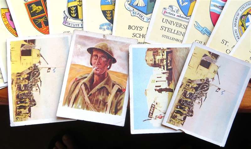 106 X Assorted Defence / War / School Crests Cigarette Cards - Bid per Card
