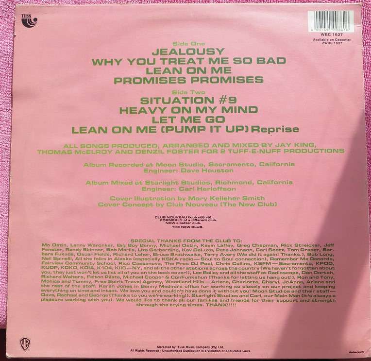 Life , Love & Pain Club Nouveau Vintage Vinyl LP - VG