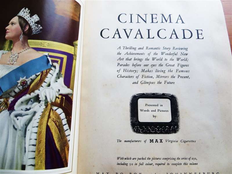Cinema Cavalcade Album with Cigarette Cards 153/250 present