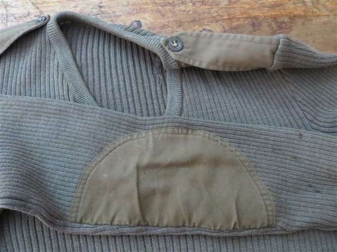 SA Army Jersey with elbows and epaulettes - repairs on jersey