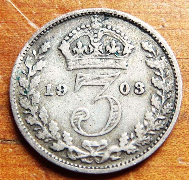 1903 GB 3d Silver