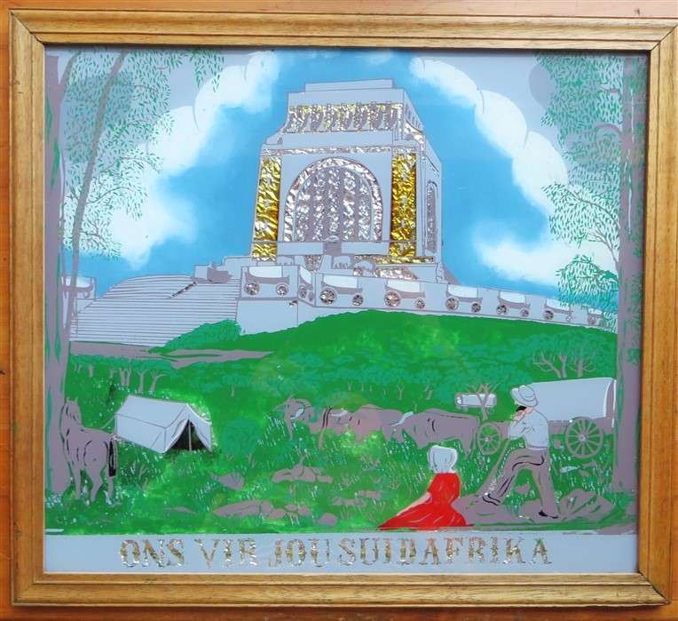 Vintage Voortrekker Monument Picture - Frames with Glass