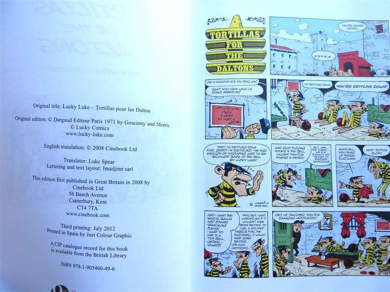 Tortillas for the Daltons - Lucky Luke - Morris & Goscinny Comic