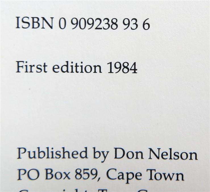 Tony Grogan's South African Sketch Book - 1984 1st Edition