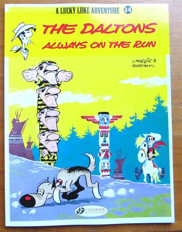 The Daltons always on the Run - Lucky Luke - Morris & Goscinny Comic