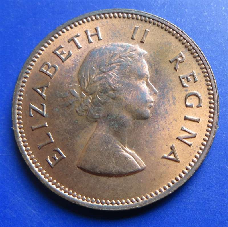 1960 Half Penny 1/2d SA UNION