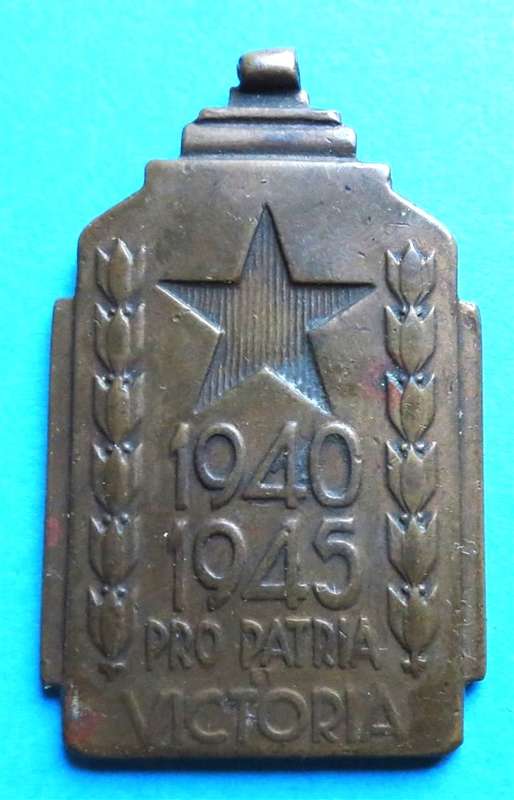 19401945 Colonial War Effort Medal - No ribbon