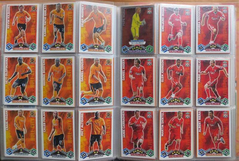 396 x Topps  2009/10 Match Attax Soccer Cards - Rooney/Managers/Man of the Match