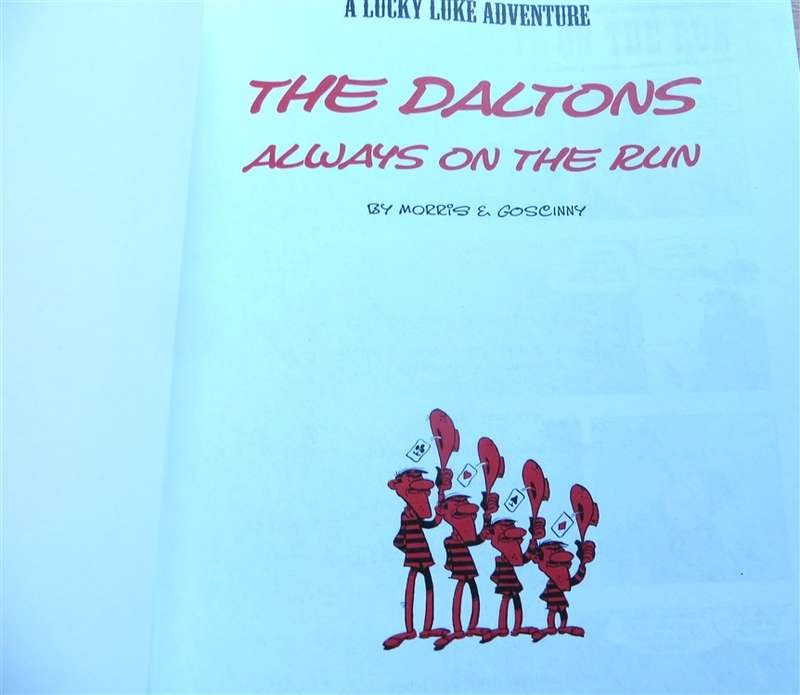 The Daltons always on the Run - Lucky Luke - Morris & Goscinny Comic