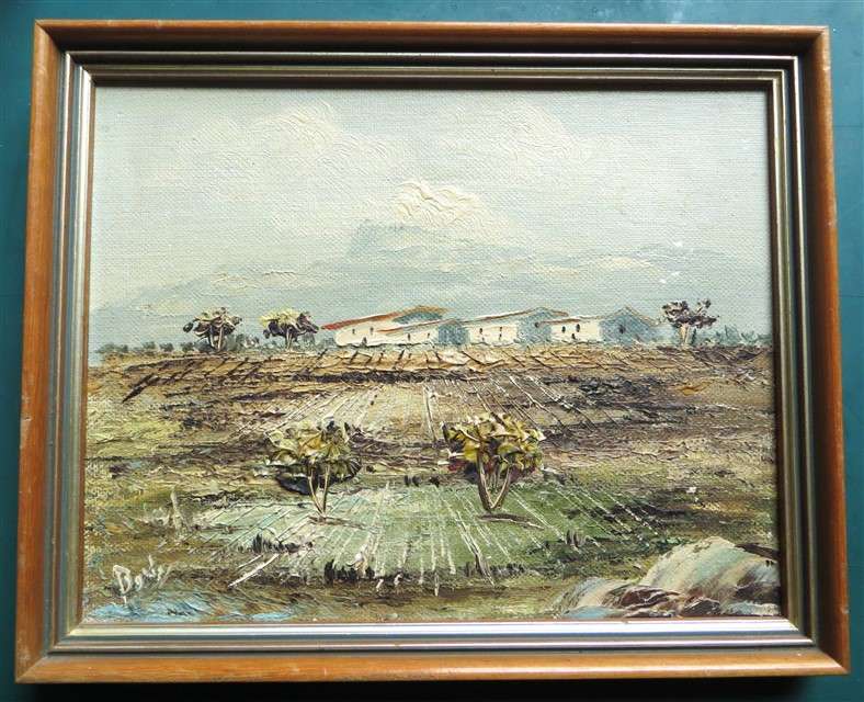 Landscape framed painting - Unknown Artist