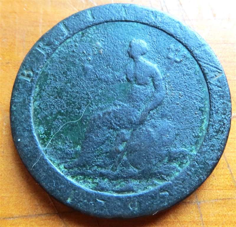 1797 GB Cartwheel Penny Coin