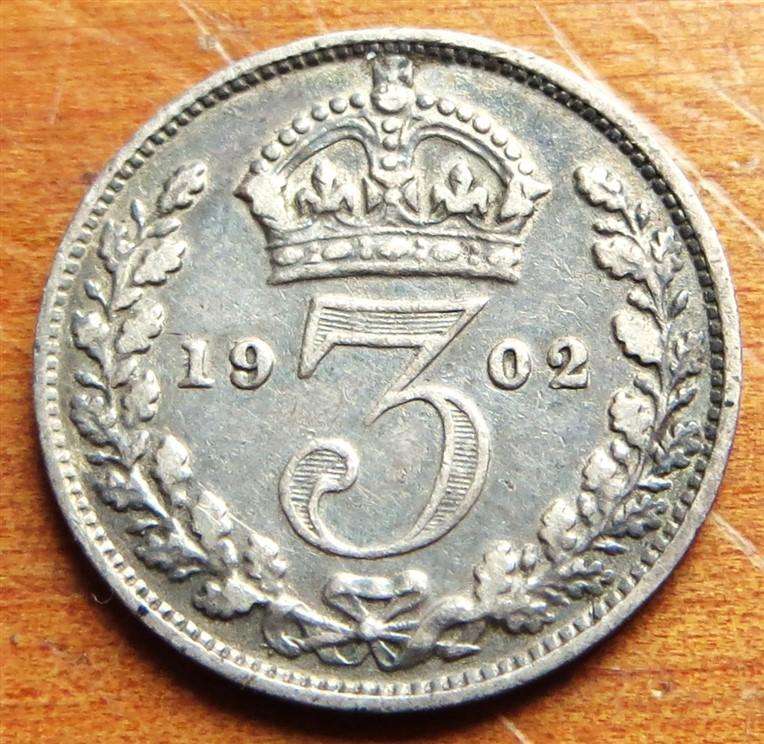 1902 GB 3d Silver