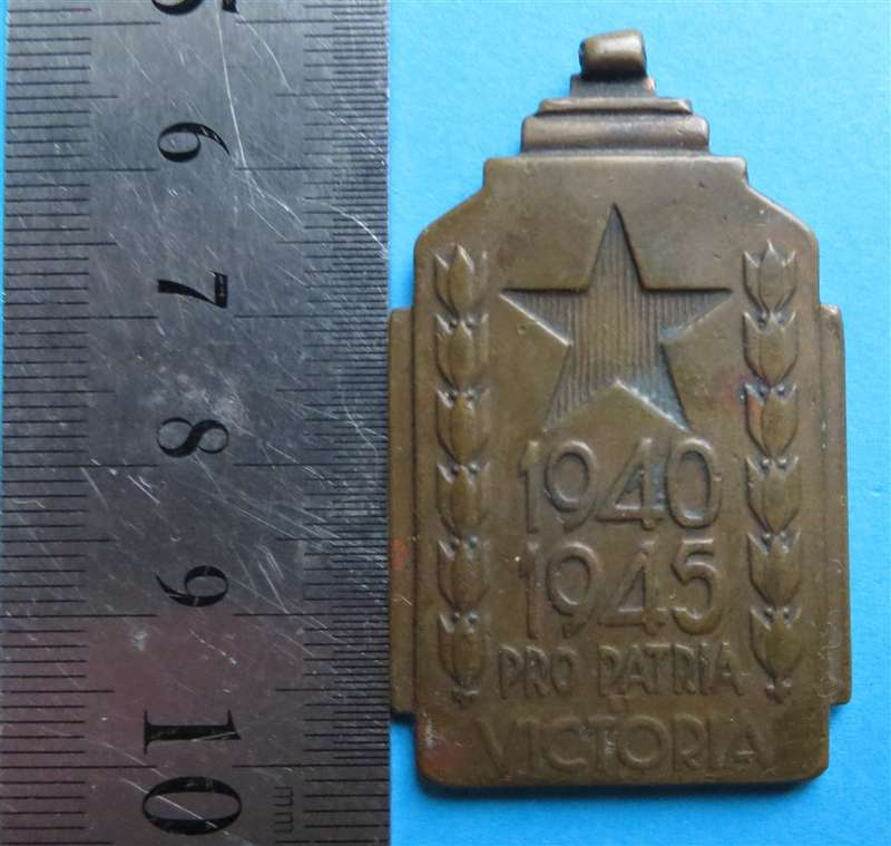 19401945 Colonial War Effort Medal - No ribbon
