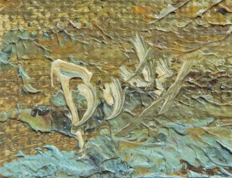 Landscape framed painting - Unknown Artist